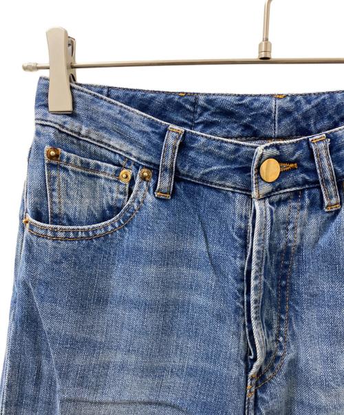 MARTIN MARGIELA（マルタン・マルジェラ）MARTIN MARGIELA (マルタン・マルジェラ) インサイドアウトカットオフデニムパンツ インディゴ サイズ:36の古着・服飾アイテム
