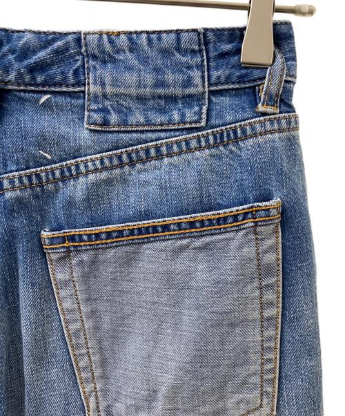 MARTIN MARGIELA（マルタン・マルジェラ）MARTIN MARGIELA (マルタン・マルジェラ) インサイドアウトカットオフデニムパンツ インディゴ サイズ:36の古着・服飾アイテム