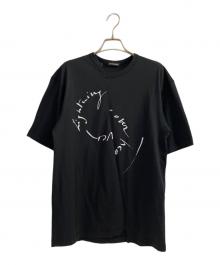 ANN DEMEULEMEESTER（アンドゥムルメステール）の古着「半袖カットソー」｜ブラック