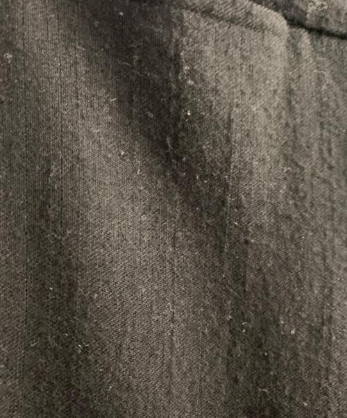 ANN DEMEULEMEESTER（アンドゥムルメステール）ANN DEMEULEMEESTER (アンドゥムルメステール) リブウールパンツ ブラック サイズ:36の古着・服飾アイテム