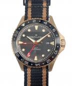 HAMILTONハミルトン）の古着「Scuba Automatic GMT 43mm Bronzeカーキ ネイビー スキューバ オート GMT 43mm Ref.H82565930」