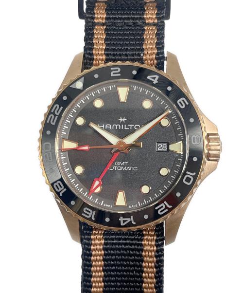 HAMILTON（ハミルトン）HAMILTON (ハミルトン) Scuba Automatic GMT 43mm Bronzeカーキ ネイビー スキューバ オート GMT 43mm Ref.H82565930 サイズ:43㎜の古着・服飾アイテム