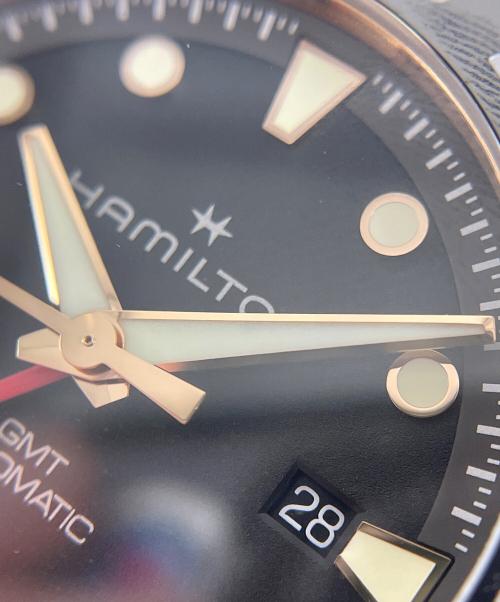 HAMILTON（ハミルトン）HAMILTON (ハミルトン) Scuba Automatic GMT 43mm Bronzeカーキ ネイビー スキューバ オート GMT 43mm Ref.H82565930 サイズ:43㎜の古着・服飾アイテム