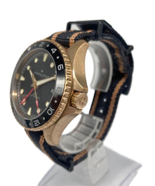 HAMILTON（ハミルトン）HAMILTON (ハミルトン) Scuba Automatic GMT 43mm Bronzeカーキ ネイビー スキューバ オート GMT 43mm Ref.H82565930 サイズ:43㎜の古着・服飾アイテム