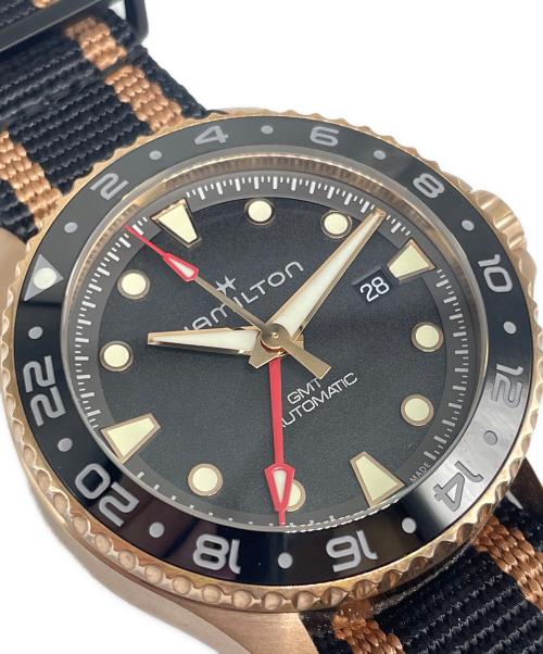 HAMILTON（ハミルトン）HAMILTON (ハミルトン) Scuba Automatic GMT 43mm Bronzeカーキ ネイビー スキューバ オート GMT 43mm Ref.H82565930 サイズ:43㎜の古着・服飾アイテム
