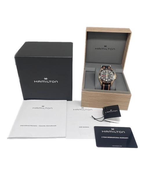 HAMILTON（ハミルトン）HAMILTON (ハミルトン) Scuba Automatic GMT 43mm Bronzeカーキ ネイビー スキューバ オート GMT 43mm Ref.H82565930 サイズ:43㎜の古着・服飾アイテム