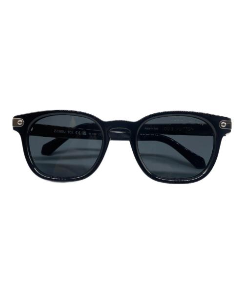 LOUIS VUITTON（ルイ ヴィトン）LOUIS VUITTON (ルイ ヴィトン) LV シグネチャー・スクエア ラウンド ブラック サイズ:51□22 150の古着・服飾アイテム