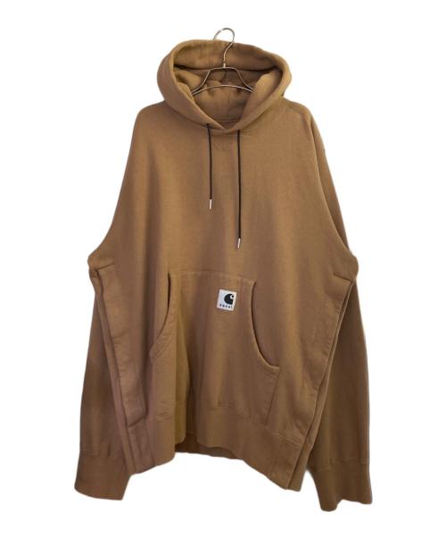 sacai（サカイ）sacai (サカイ) CarHartt (カーハート) ワークインプログレス スウェットパーカー ベージュ サイズ:5の古着・服飾アイテム
