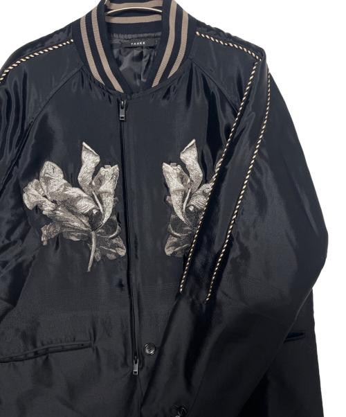 TAAKK（ターク）TAAKK (ターク) BACK EMBROIDERY JACKET ブラック サイズ:3の古着・服飾アイテム