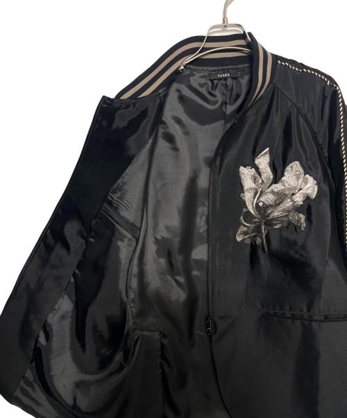 TAAKK（ターク）TAAKK (ターク) BACK EMBROIDERY JACKET ブラック サイズ:3の古着・服飾アイテム