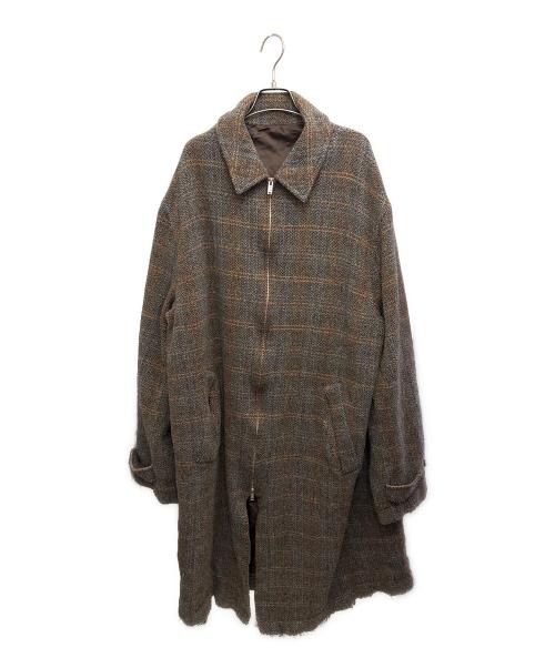 UNDERCOVER（アンダーカバー）UNDERCOVER (アンダーカバー) 縮絨ウールジップアップステンカラーコート グリーン サイズ:5の古着・服飾アイテム