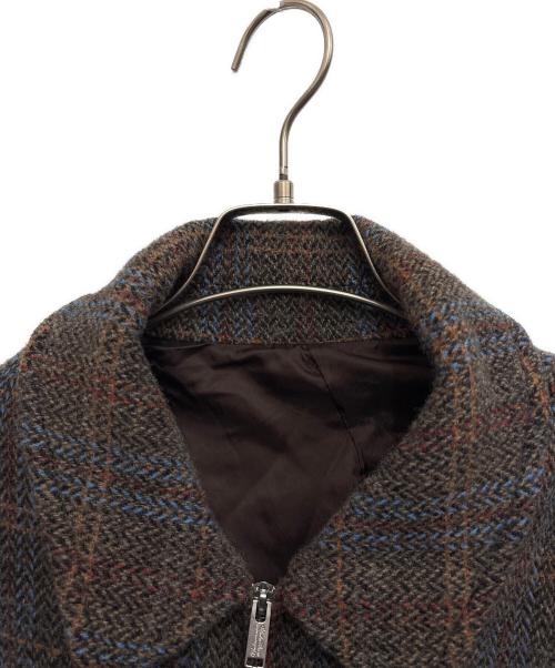 UNDERCOVER（アンダーカバー）UNDERCOVER (アンダーカバー) 縮絨ウールジップアップステンカラーコート グリーン サイズ:5の古着・服飾アイテム