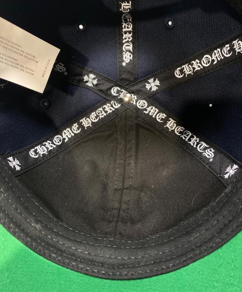 CHROME HEARTS（クロムハーツ）CHROME HEARTS (クロムハーツ) CH刺繍クベースボールキャップ ネイビー サイズ:OSの古着・服飾アイテム