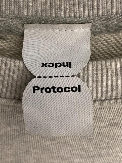 Protocol Index（プロトコルインデックス）Protocol Index (プロトコルインデックス) レイヤーカットソー ライトグレー サイズ:3の古着・服飾アイテム