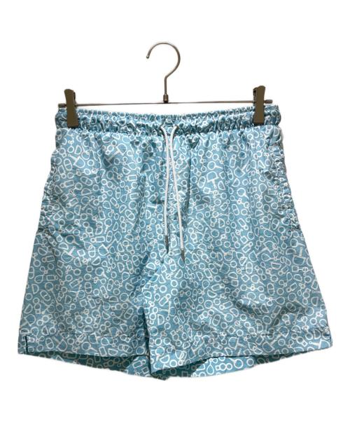 HERMES（エルメス）HERMES (エルメス) All-Over Print Shorts/総柄ハーフパンツ ブルー サイズ:Sの古着・服飾アイテム