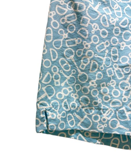 HERMES（エルメス）HERMES (エルメス) All-Over Print Shorts/総柄ハーフパンツ ブルー サイズ:Sの古着・服飾アイテム