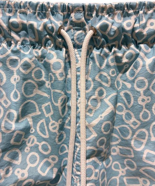 HERMES（エルメス）HERMES (エルメス) All-Over Print Shorts/総柄ハーフパンツ ブルー サイズ:Sの古着・服飾アイテム