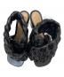 BOTTEGA VENETA (ボッテガベネタ) イントレチャート クロスサンダル ブラック サイズ:38：38000円