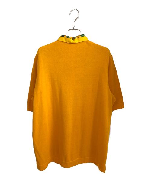 HERMES（エルメス）HERMES (エルメス) ポロシャツ オレンジ サイズ:Mの古着・服飾アイテム