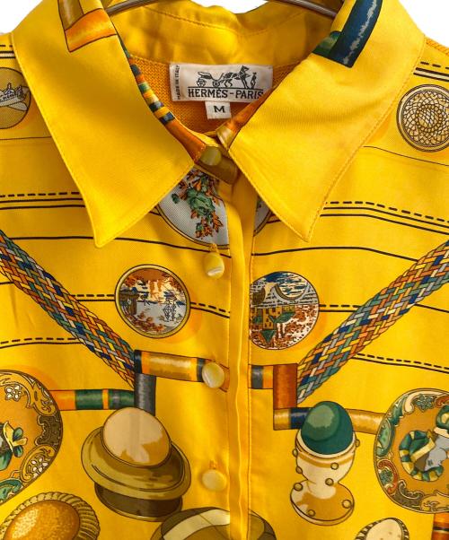 HERMES（エルメス）HERMES (エルメス) ポロシャツ オレンジ サイズ:Mの古着・服飾アイテム