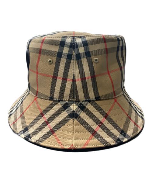 BURBERRY（バーバリー）BURBERRY (バーバリー) ノヴァチェックバケットハット ベージュ サイズ:Lの古着・服飾アイテム