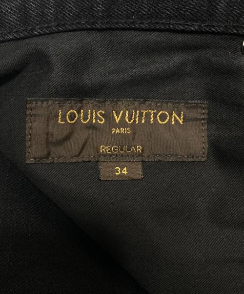 LOUIS VUITTON（ルイ ヴィトン）LOUIS VUITTON (ルイ ヴィトン) ブラックデニムパンツ ブラック サイズ:34の古着・服飾アイテム