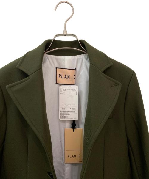 PLAN C（プランシー）PLAN C (プランシー) 3Bノッチドウールジャケット カーキ サイズ:38の古着・服飾アイテム