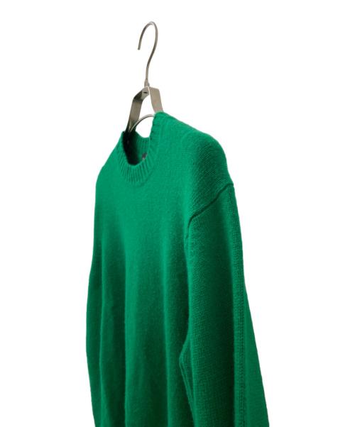 DRAWER（ドゥロワー）DRAWER (ドゥロワー) クルーネックプルオーバー グリーン サイズ:1の古着・服飾アイテム