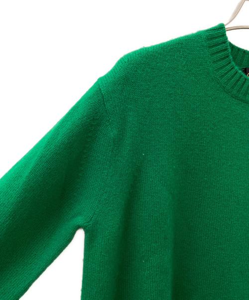 DRAWER（ドゥロワー）DRAWER (ドゥロワー) クルーネックプルオーバー グリーン サイズ:1の古着・服飾アイテム