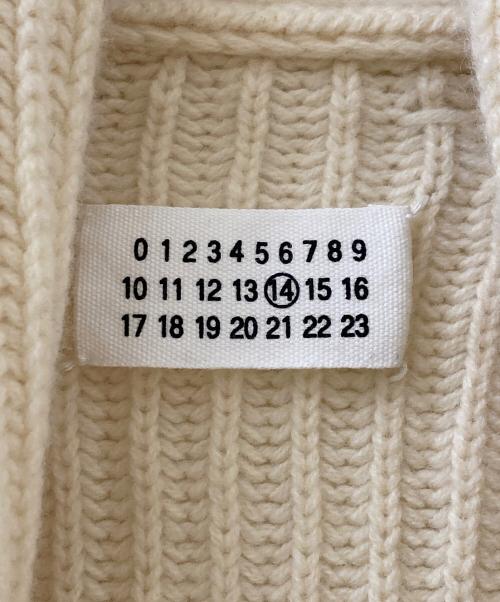Martin Margiela14（マルタンマルジェラ14）Martin Margiela14 (マルタンマルジェラ14) SHAWL COLLAR CARDIGANGAN ベージュ サイズ:Lの古着・服飾アイテム