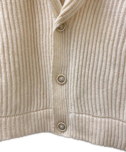 Martin Margiela14（マルタンマルジェラ14）Martin Margiela14 (マルタンマルジェラ14) SHAWL COLLAR CARDIGANGAN ベージュ サイズ:Lの古着・服飾アイテム