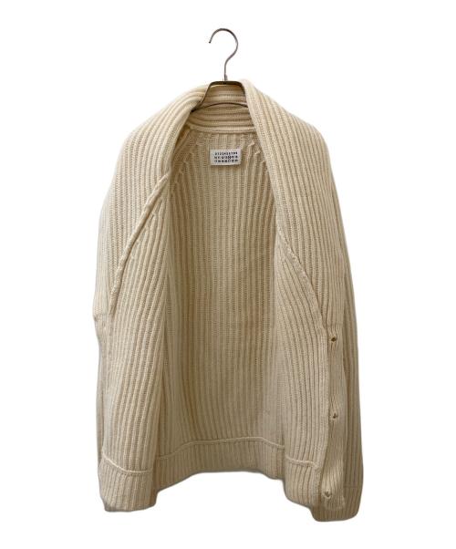 Martin Margiela14（マルタンマルジェラ14）Martin Margiela14 (マルタンマルジェラ14) SHAWL COLLAR CARDIGANGAN ベージュ サイズ:Lの古着・服飾アイテム
