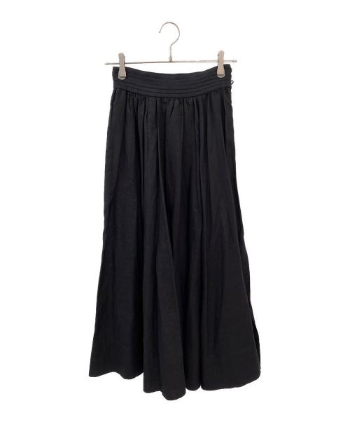 Ron Herman（ロンハーマン）Ron Herman (ロンハーマン) リネンコットンスカート ブラック サイズ:XSの古着・服飾アイテム