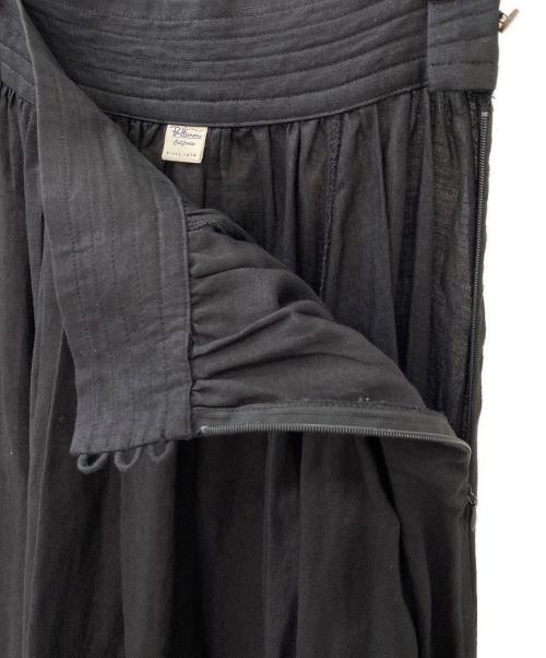 Ron Herman（ロンハーマン）Ron Herman (ロンハーマン) リネンコットンスカート ブラック サイズ:XSの古着・服飾アイテム
