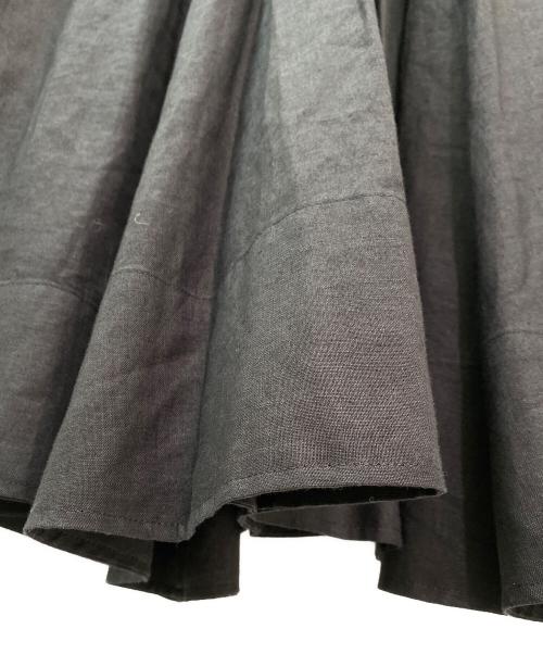 Ron Herman（ロンハーマン）Ron Herman (ロンハーマン) リネンコットンスカート ブラック サイズ:XSの古着・服飾アイテム