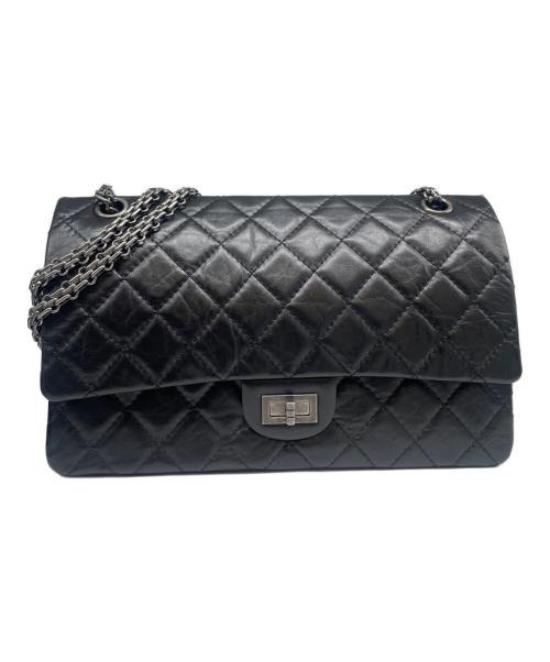 CHANEL（シャネル）CHANEL (シャネル) 2.55 リイシュー マトラッセ ショルダーバッグ ブラックの古着・服飾アイテム