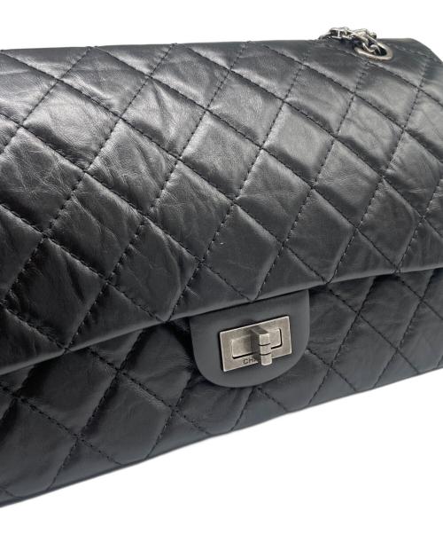 CHANEL（シャネル）CHANEL (シャネル) 2.55 リイシュー マトラッセ ショルダーバッグ ブラックの古着・服飾アイテム