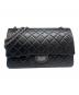 CHANEL（シャネル）の古着「2.55 リイシュー マトラッセ ショルダーバッグ」｜ブラック