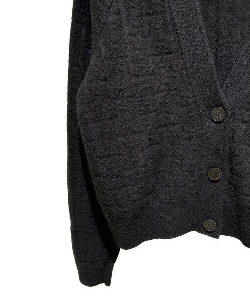 HERMES（エルメス）HERMES (エルメス) Hジャガード ニットカーディガン ブラック サイズ:34の古着・服飾アイテム