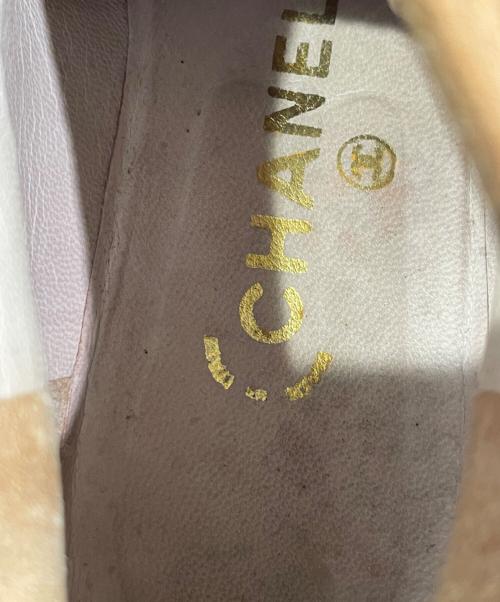 CHANEL（シャネル）CHANEL (シャネル) ココマーク チャッカーブーツ ブラウン サイズ:35の古着・服飾アイテム