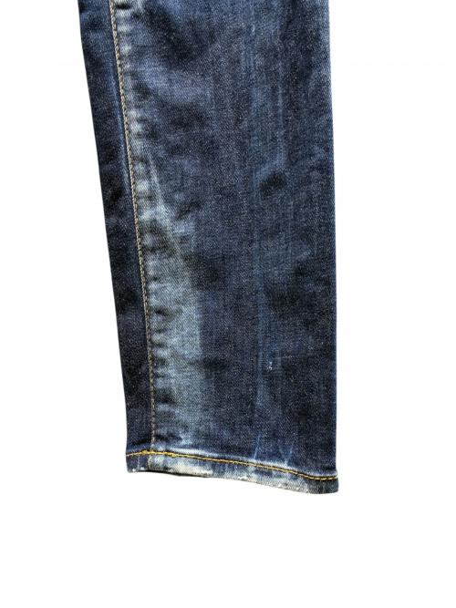DSQUARED2（ディースクエアード）DSQUARED2 (ディースクエアード) ダメージ加工デニムパンツ/S74LB1254 スカイブルー サイズ:48の古着・服飾アイテム