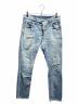 DSQUARED2（ディースクエアード）の古着「ダメージ加工デニムパンツ」｜スカイブルー
