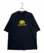 BALENCIAGAバレンシアガ）の古着「BBロゴ 半袖カットソー」｜ブラック