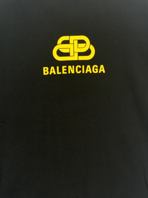 BALENCIAGA（バレンシアガ）BALENCIAGA (バレンシアガ) BBロゴ 半袖カットソー ブラック サイズ:Lの古着・服飾アイテム