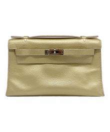 HERMES（エルメス）の古着「ポシェット ケリー」｜メタリックゴールド