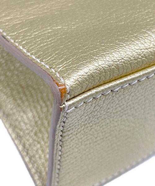 HERMES（エルメス）HERMES (エルメス) ポシェット ケリー メタリックゴールドの古着・服飾アイテム