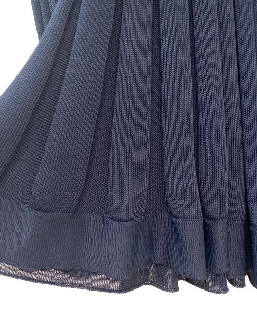 BOTTEGA VENETA（ボッテガベネタ）BOTTEGA VENETA (ボッテガベネタ) プリーツスカート ネイビー サイズ:Lの古着・服飾アイテム