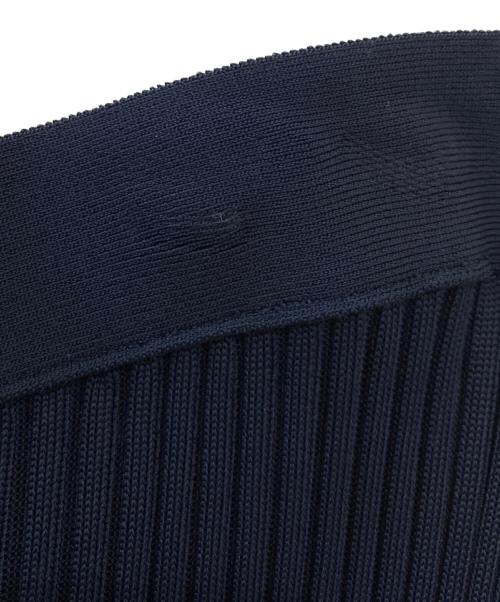 BOTTEGA VENETA（ボッテガベネタ）BOTTEGA VENETA (ボッテガベネタ) プリーツスカート ネイビー サイズ:Lの古着・服飾アイテム