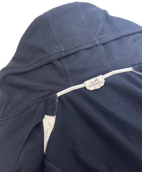 HERMES（エルメス）HERMES (エルメス) ジップパーカー ネイビー サイズ:XLの古着・服飾アイテム