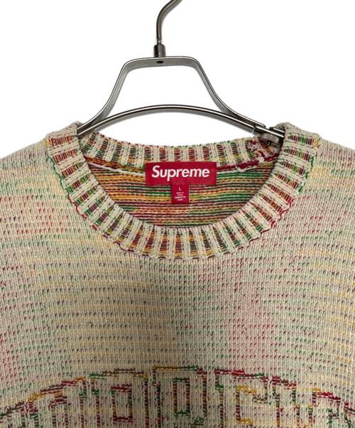 SUPREME（シュプリーム）Supreme (シュプリーム) 24SS Contrast Arc Sweater ベージュ サイズ:Lの古着・服飾アイテム